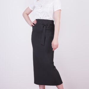 Women’s Bow-tie Detail Midi Pencil Skirt